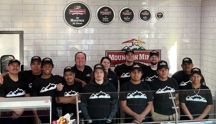 Mountain Mike's Pizza restaurant crew in Lewisville, TX