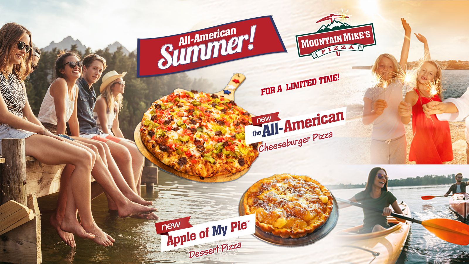 Featured image for “Serving Up Slices of Americana This Summer With New Cheeseburger Pizza and Apple Pie Dessert Pizza”